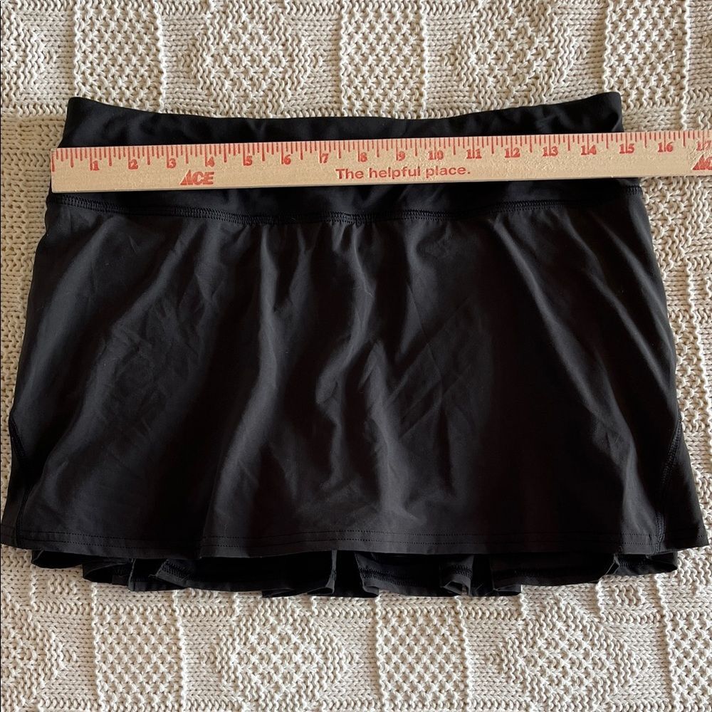Lululemon Run Black Pace Setter Mini Skirt Size 6 Reg - Picture 5 of 14